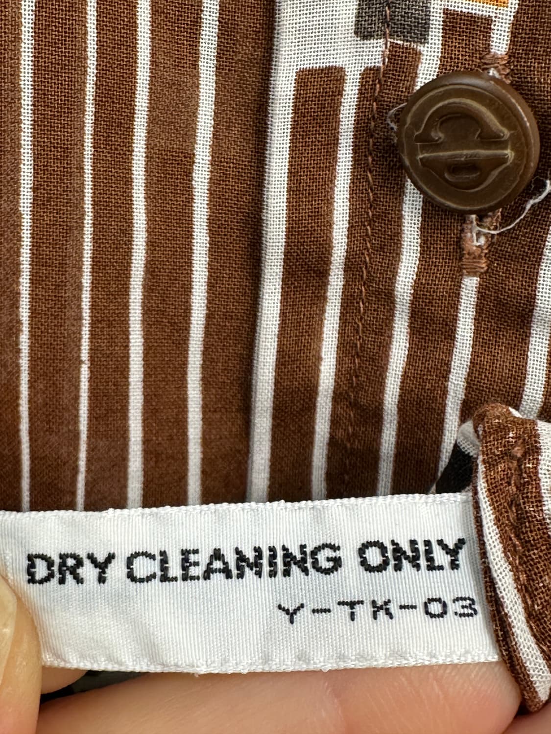 vintage dior  디올 패턴 셔츠 L  상품이미지3