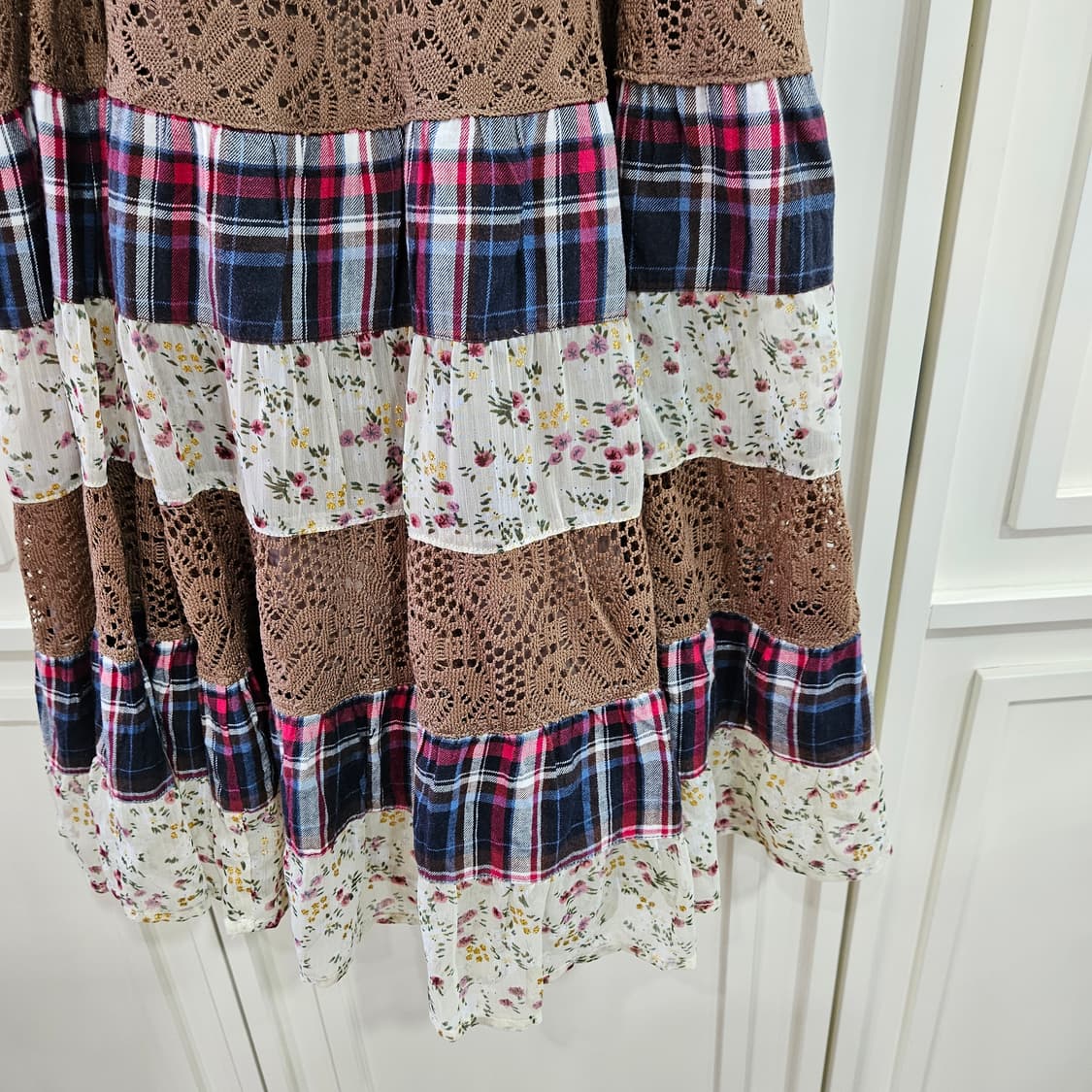 클레 드 솔(CLEF DE SOL) 패치워크 원피스 상품이미지4