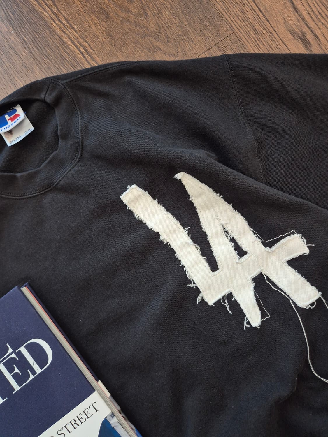 RUSSELL NY Appliquer Sweat(Black) 상품이미지3