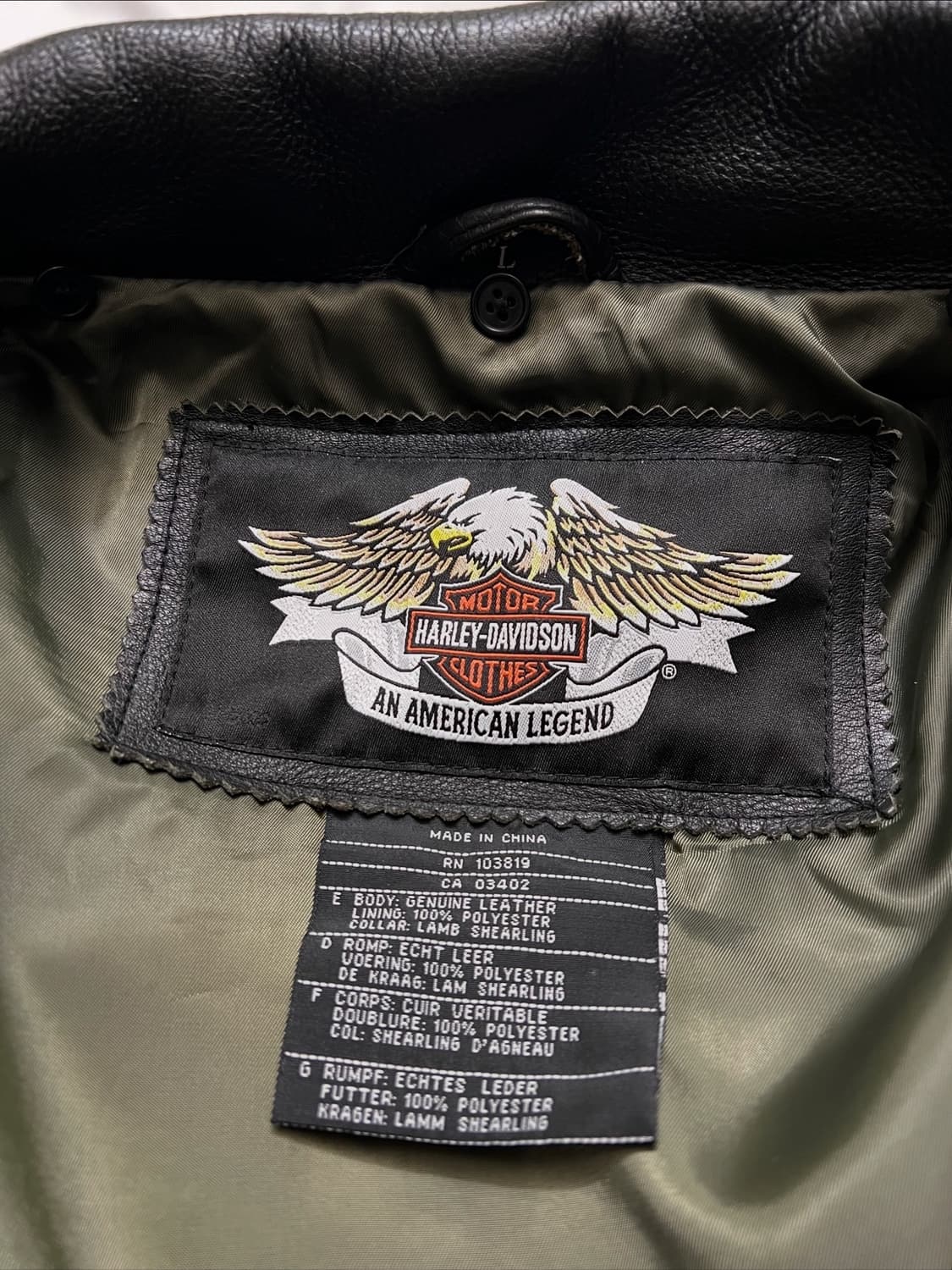 할리데이비슨 라이더자켓 가죽자켓 상품이미지6
