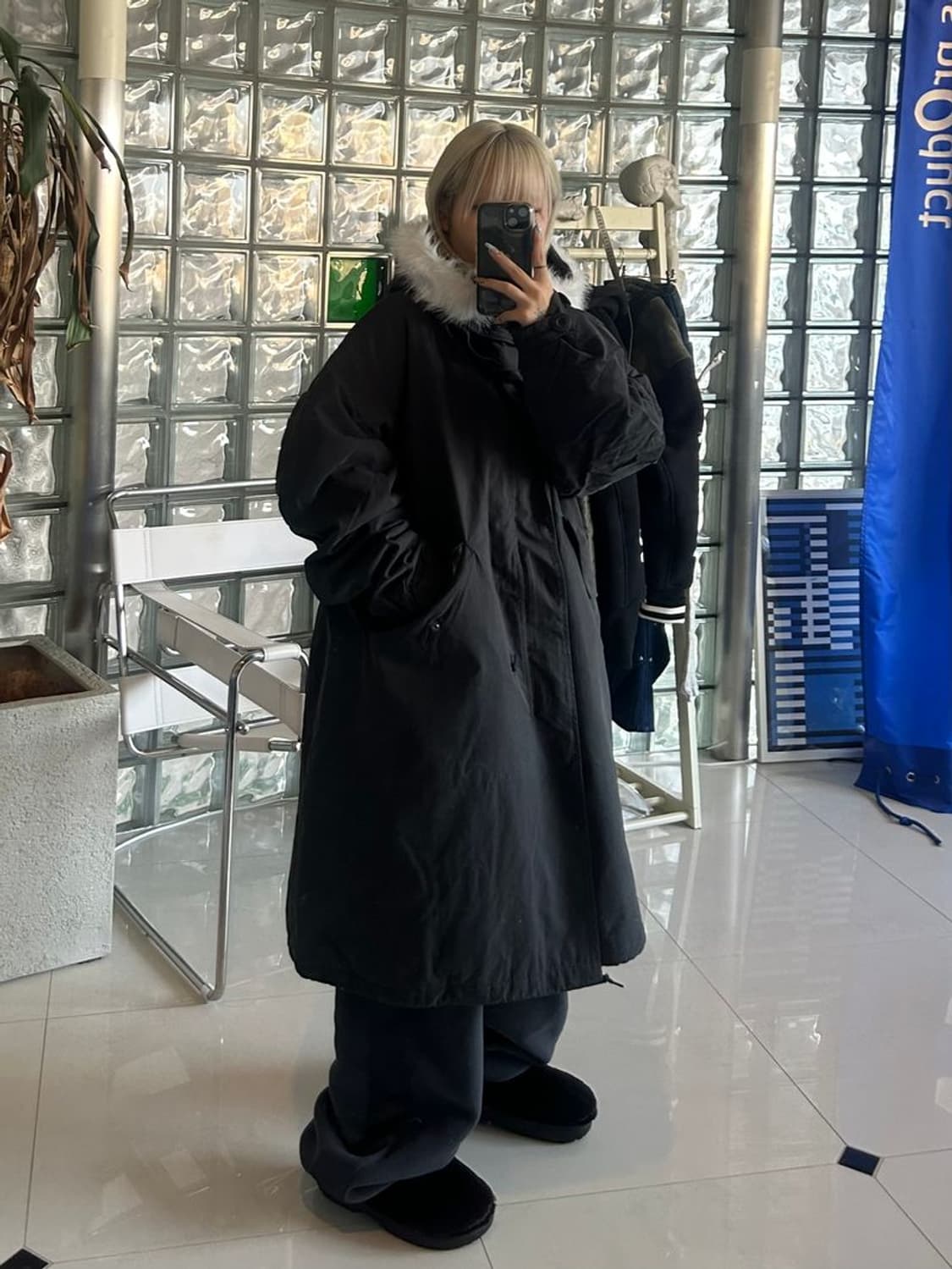 HOODED MODS COAT 후드 달린 모드 코트 상품이미지1