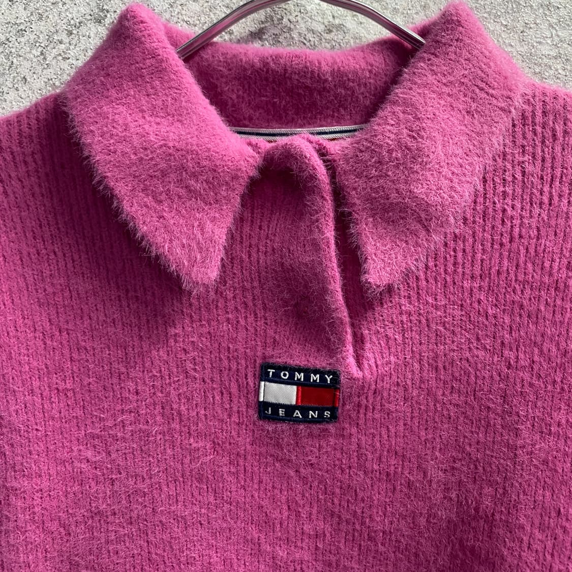 타미진스 핑크크롭 폴로스웨터 B4081 상품이미지3