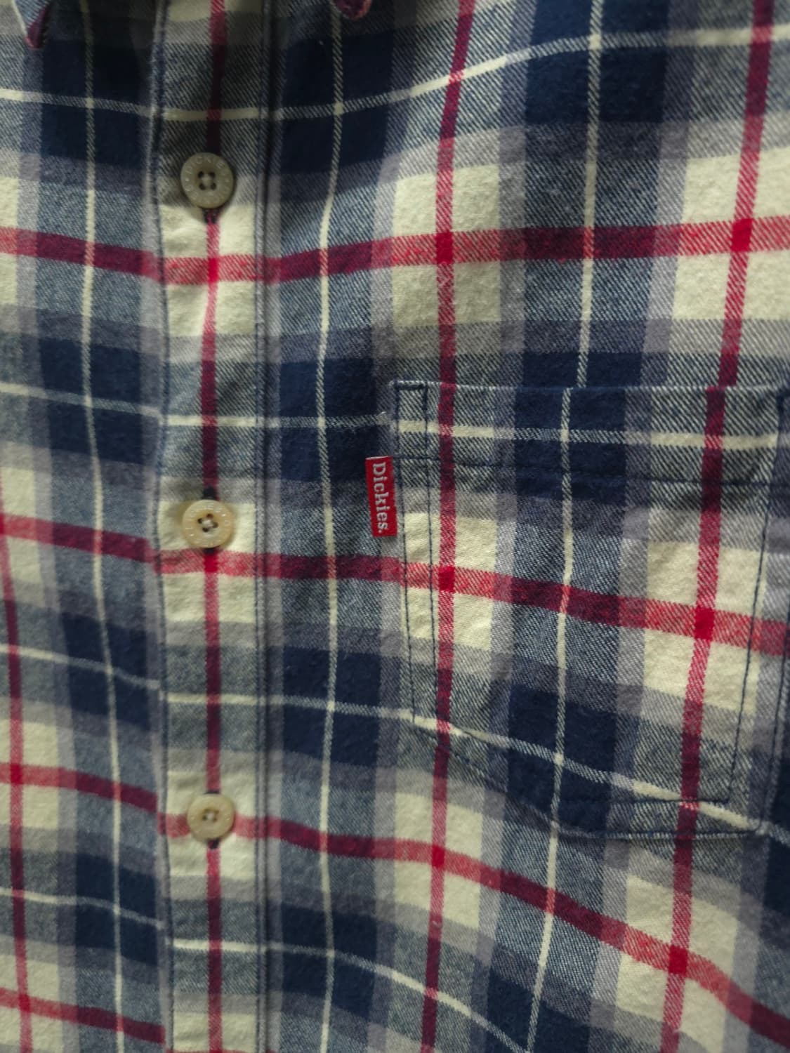 디키즈(Dickies) 코튼100% 간절기 체크셔츠 (여성66) 상품이미지4