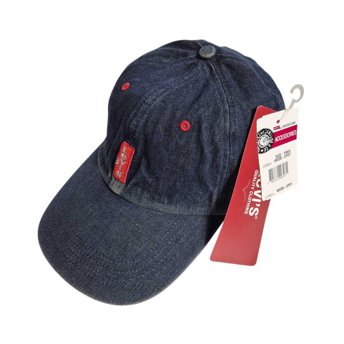 Levi's) 데드스탁 리바이스 스몰 로고 데님 볼캡 상품이미지2