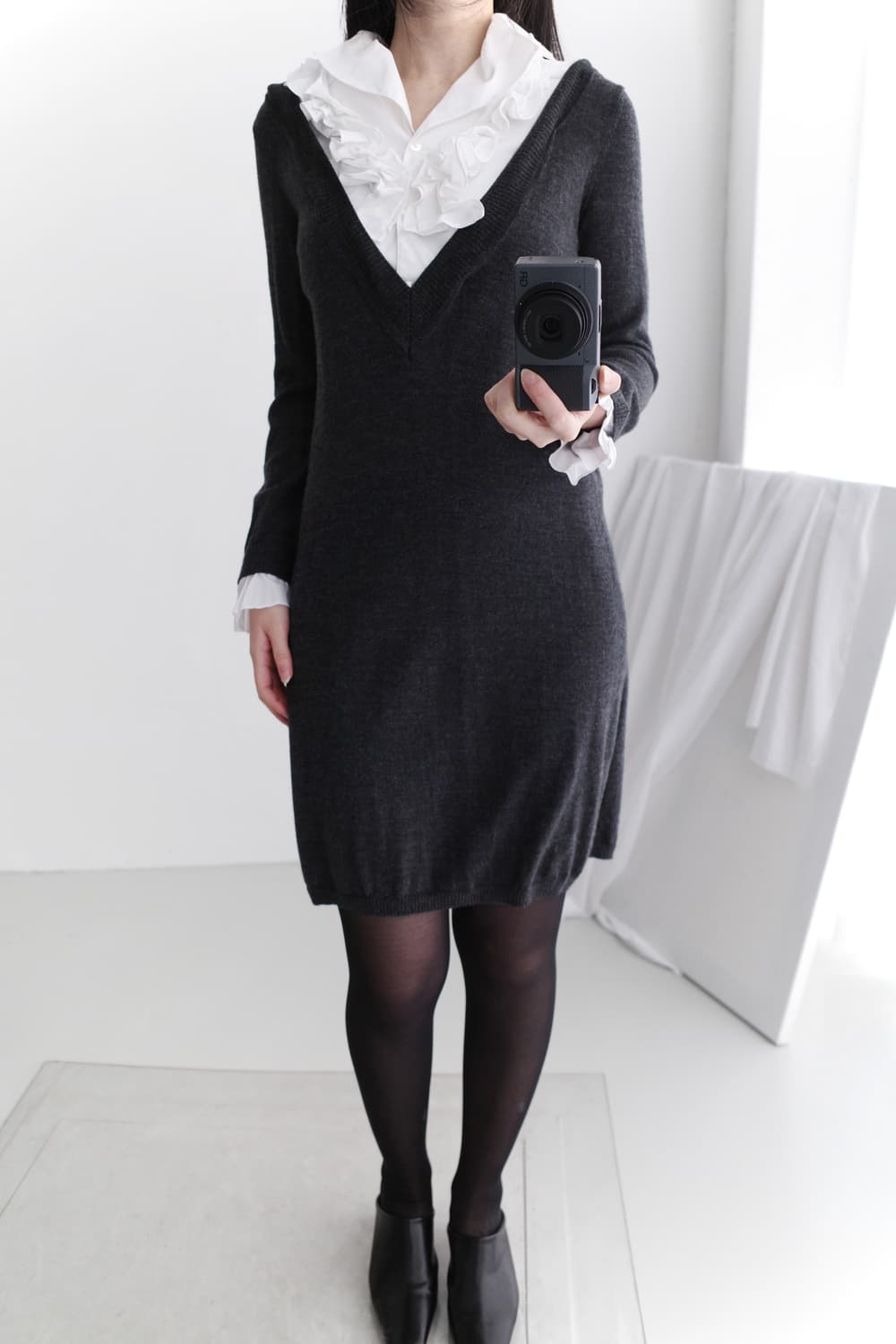 ritsuko shirahama) frill layered dress 상품이미지8