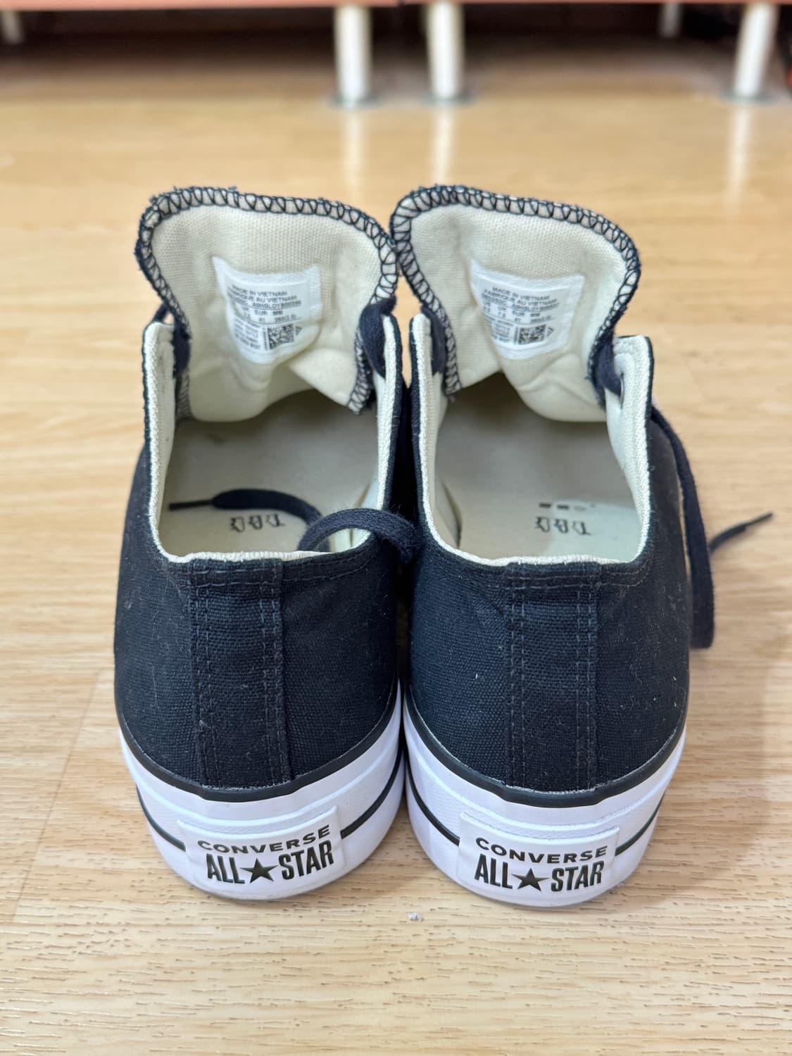 컨버스 올스타 플랫폼 블랙 260mm 상품이미지3