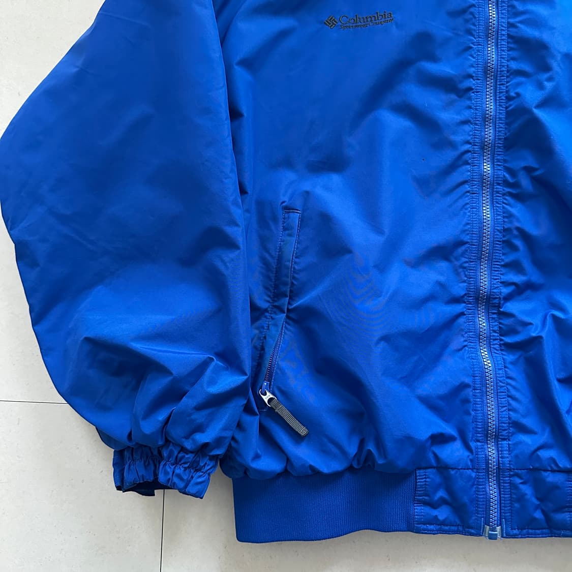 90s 빈티지 컬럼비아 블루 쓰리시즌 플리스 웜버 자켓 L 상품이미지2