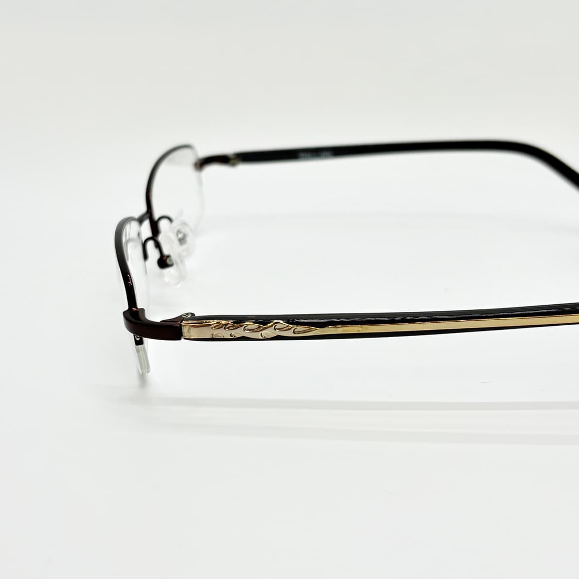 GALLAN 브라운 스퀘어 반무테 상품이미지6