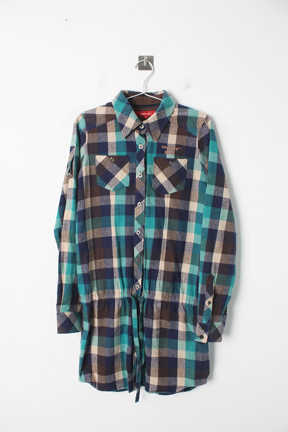 타미힐피거 우먼 체크셔츠 상품이미지1