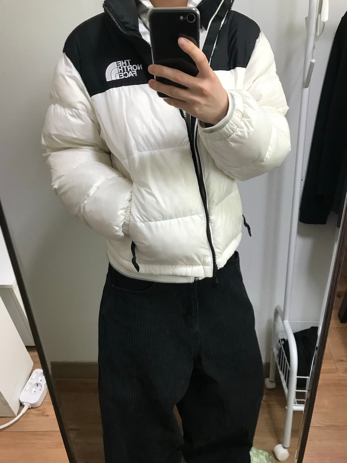 노스페이스 눕시 하이브리드 다운 볼 자켓 아이보리(w) 상품이미지4