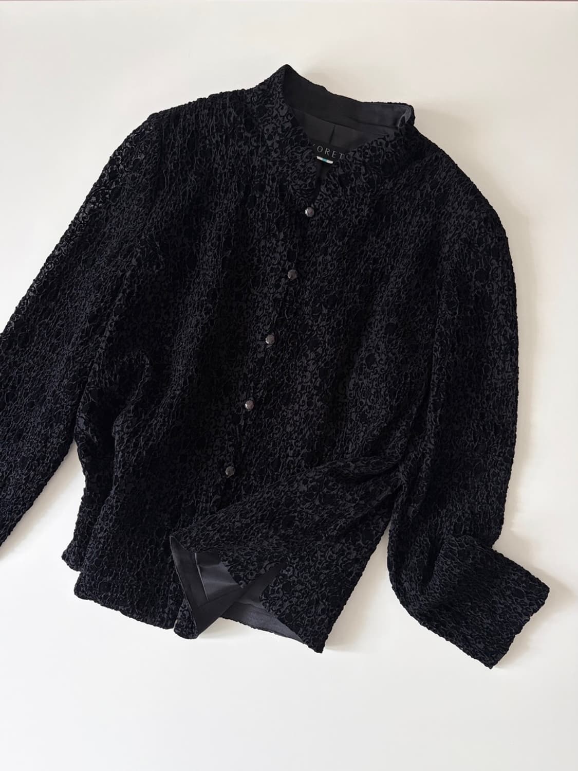 velour wrinkle blouse 상품이미지1