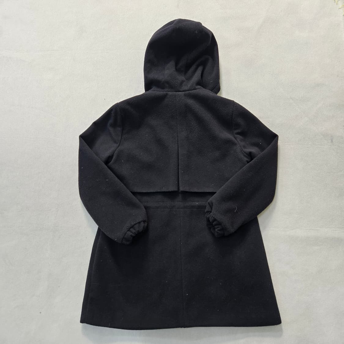 실측확인 자신 후드 하프코트 자켓 0319Y 상품이미지2