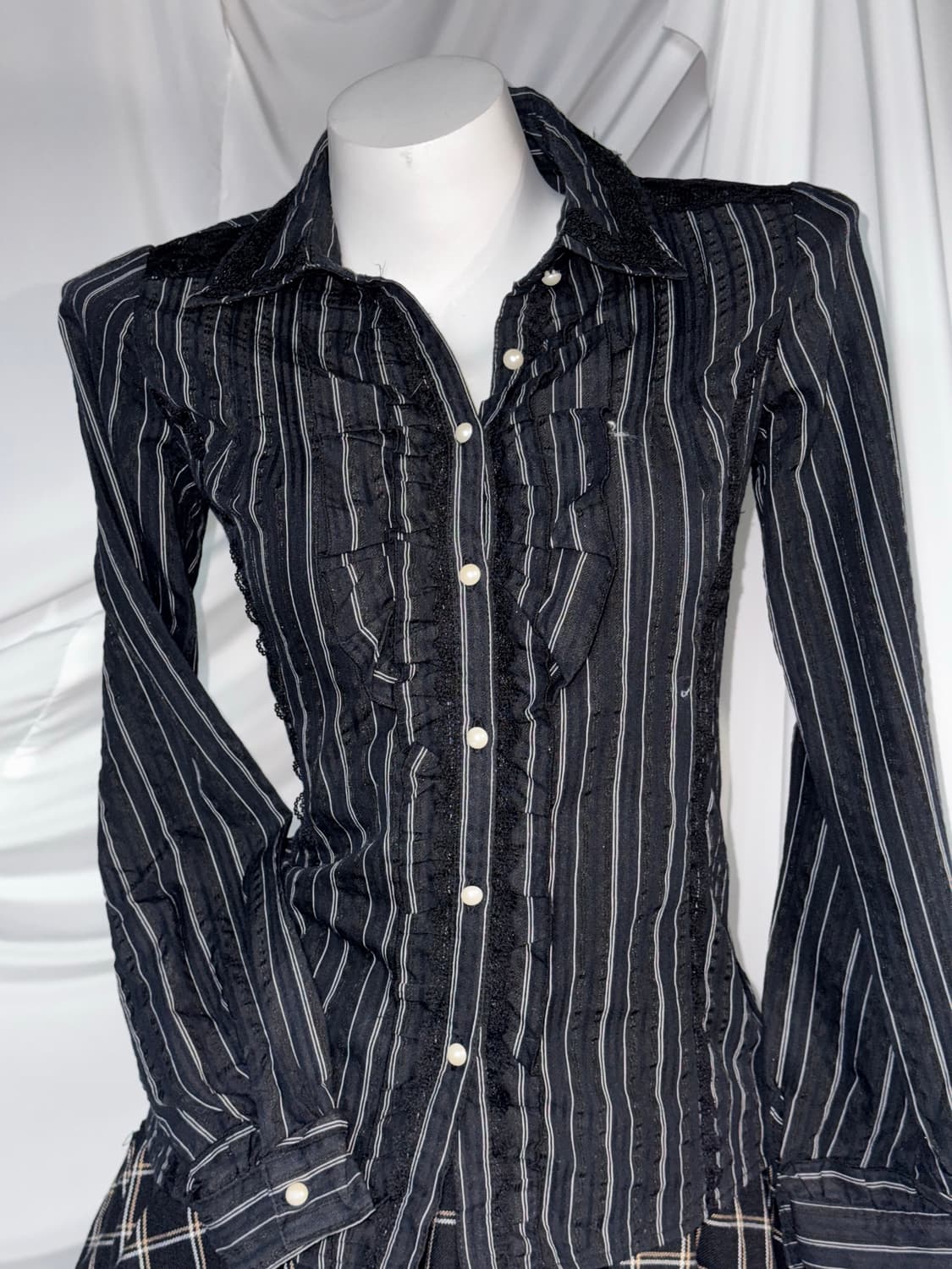 Axes Femme 엑시즈팜 고스 고딕 오리엔탈 공겜여주깔 코디세트 상품이미지5