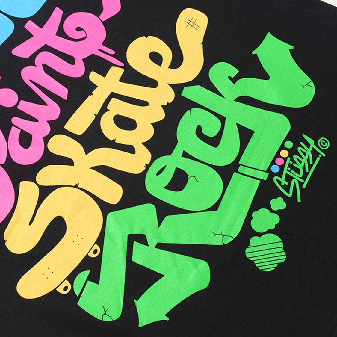  STUSSY "Black T-Shirts" 상품이미지4