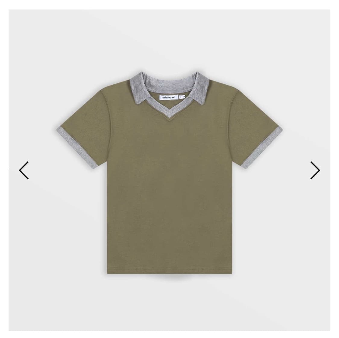  1/2 Authentic Referee Pk Tee (Olive) 상품이미지1