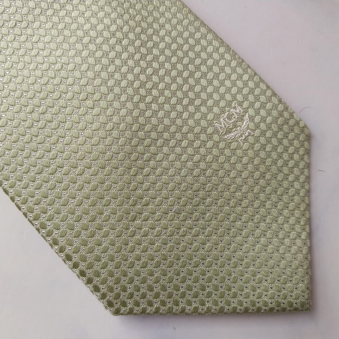 엠씨엠 실크 민트 자카드 패턴 넥타이 8.5cm A+등급 K2113
 상품이미지7