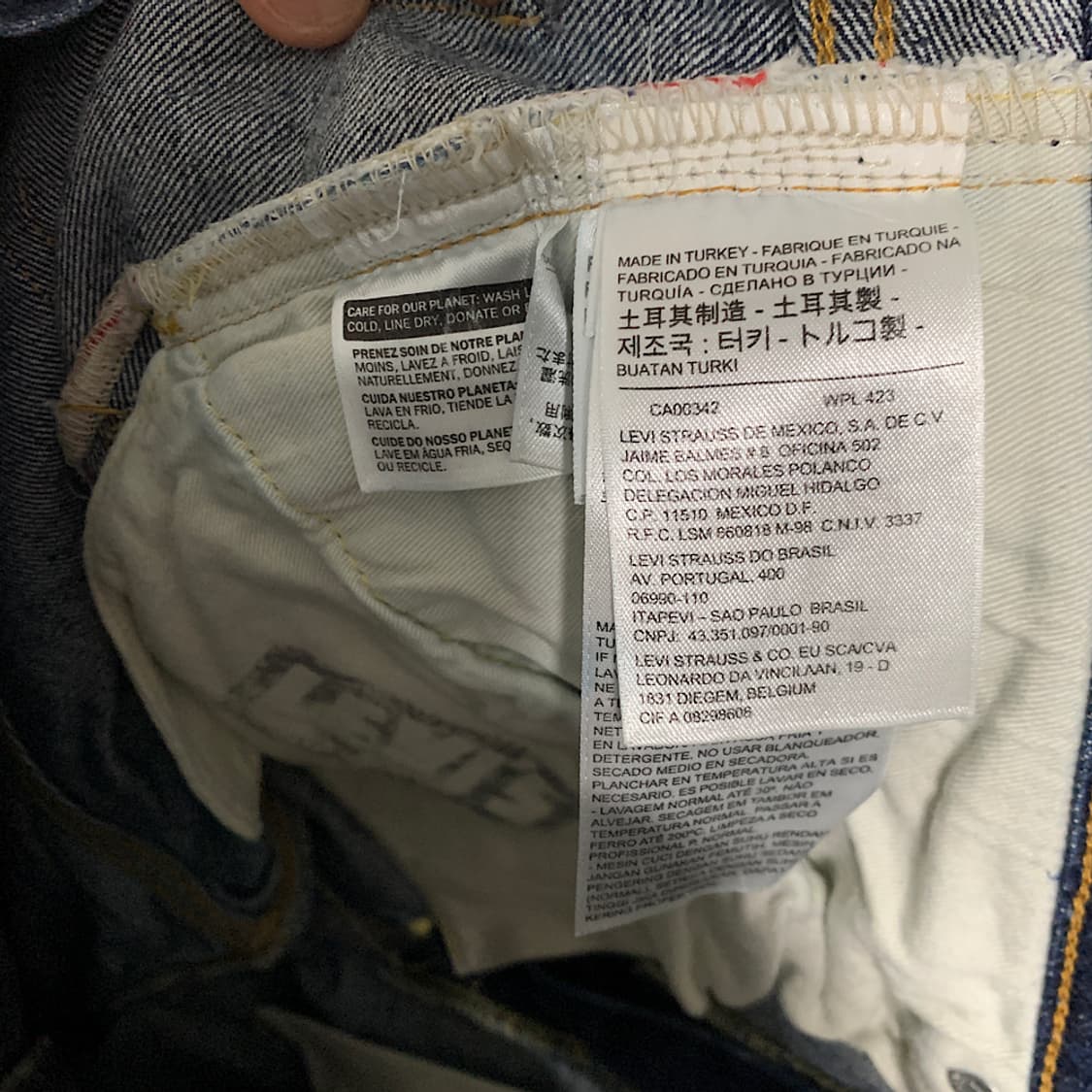 리바이스 LVC 1954 501Z XX 셀비지 진 32 상품이미지2