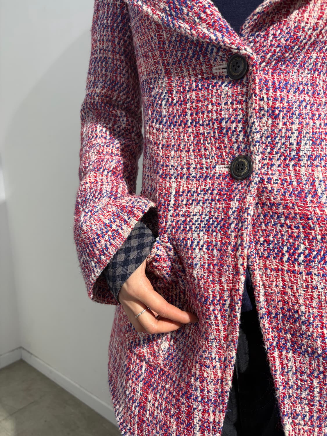 비비안 웨스트우드 트위드 코트 자켓 상품이미지1