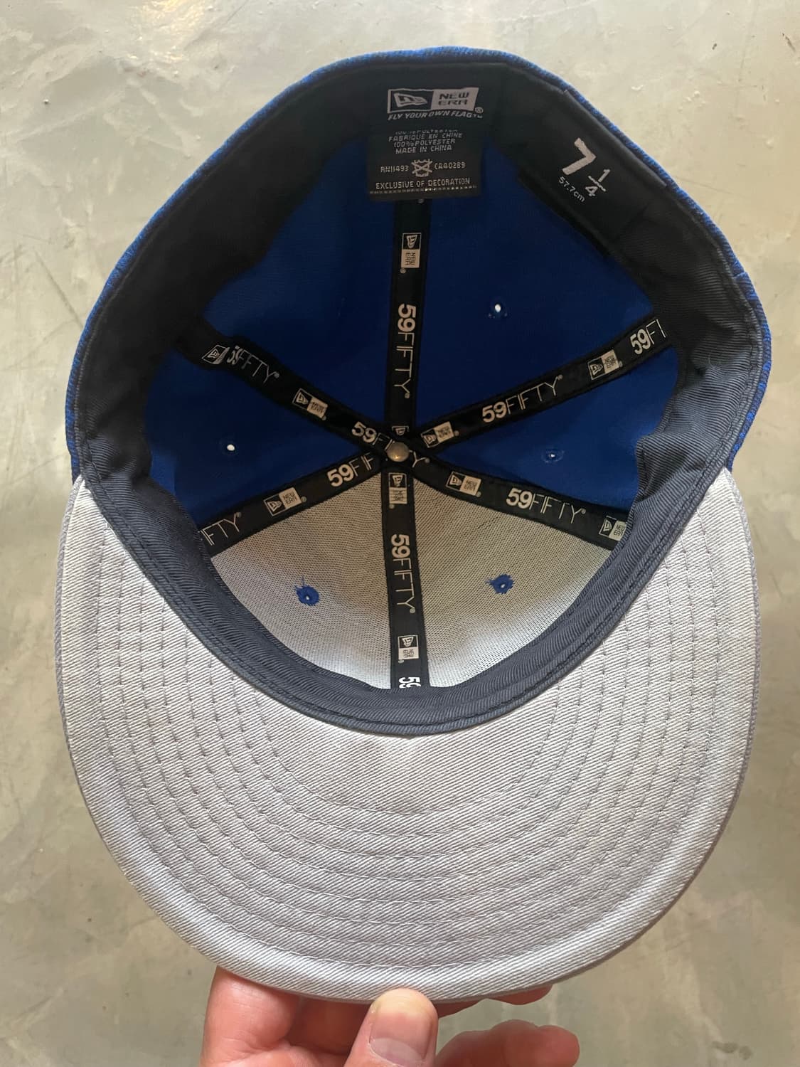 뉴에라 59FIFTY 브라이트 로얄 7 1/4 (57.7cm) 상품이미지6