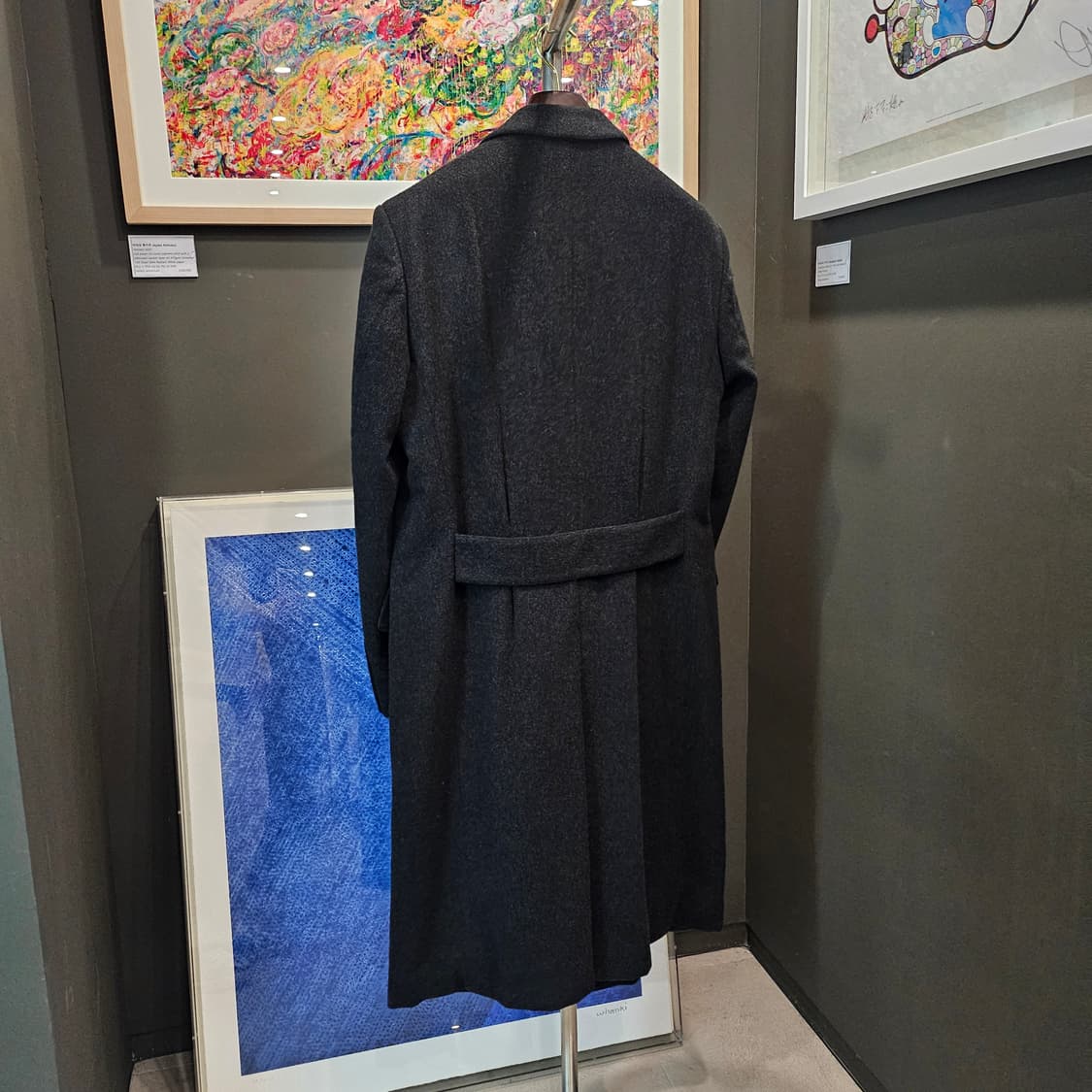 톰포드  울 더블 브레스티드 챠콜 코트 상품이미지4