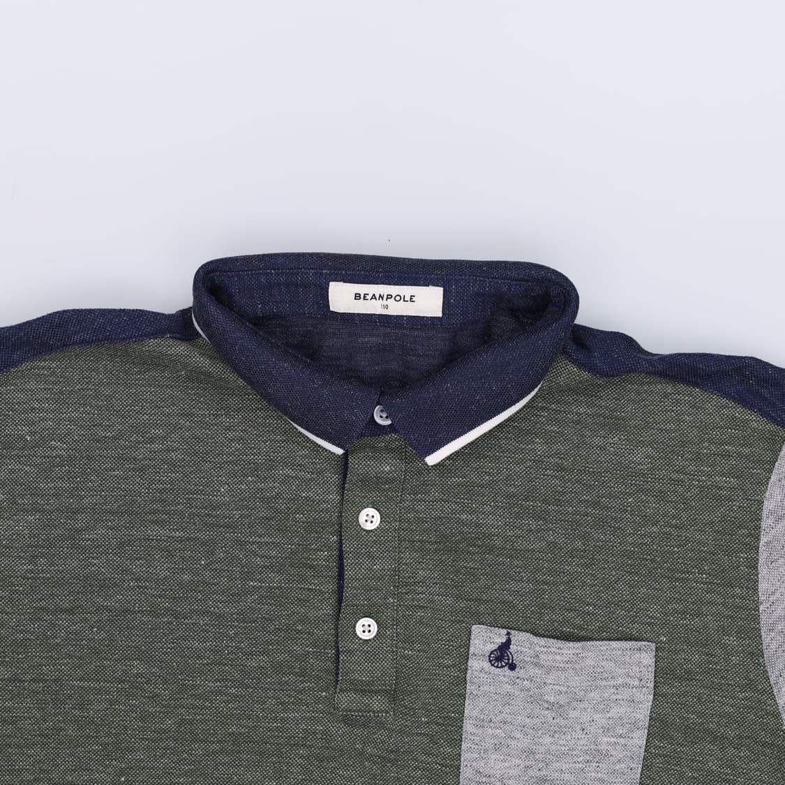 110 빈폴 린넨 반팔 카라티 0414H1 상품이미지3