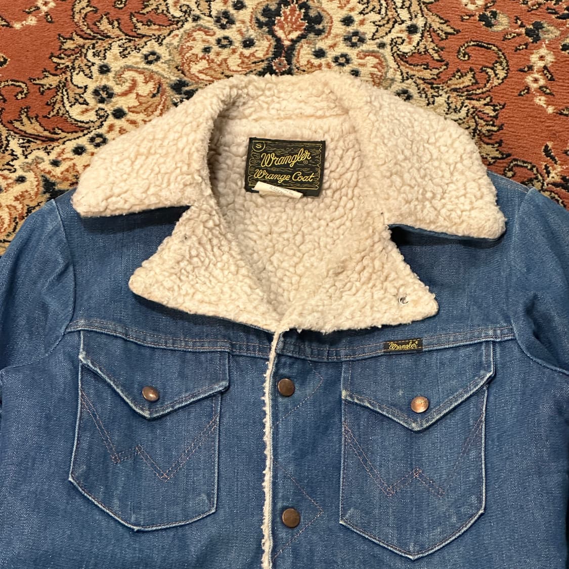 랭글러 70s 데님 쉐르파 자켓 (S) USA 상품이미지3