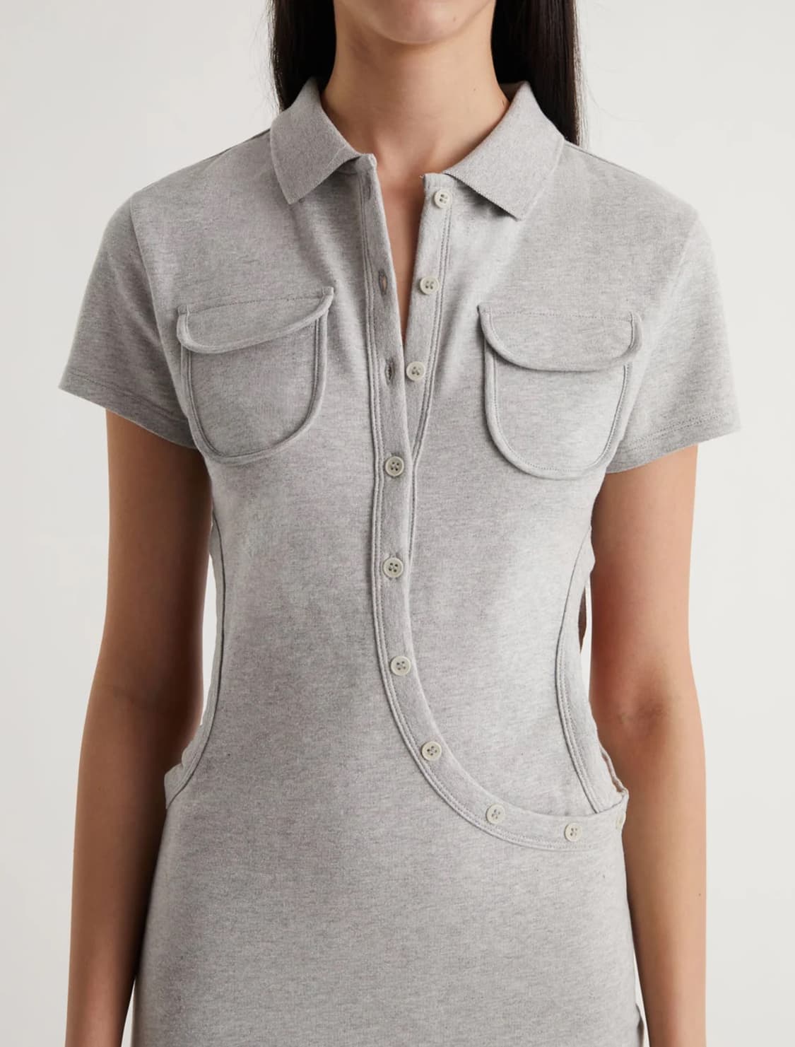 [XS,M]팔로마울 Susana 포켓 드레스/그레이 상품이미지1