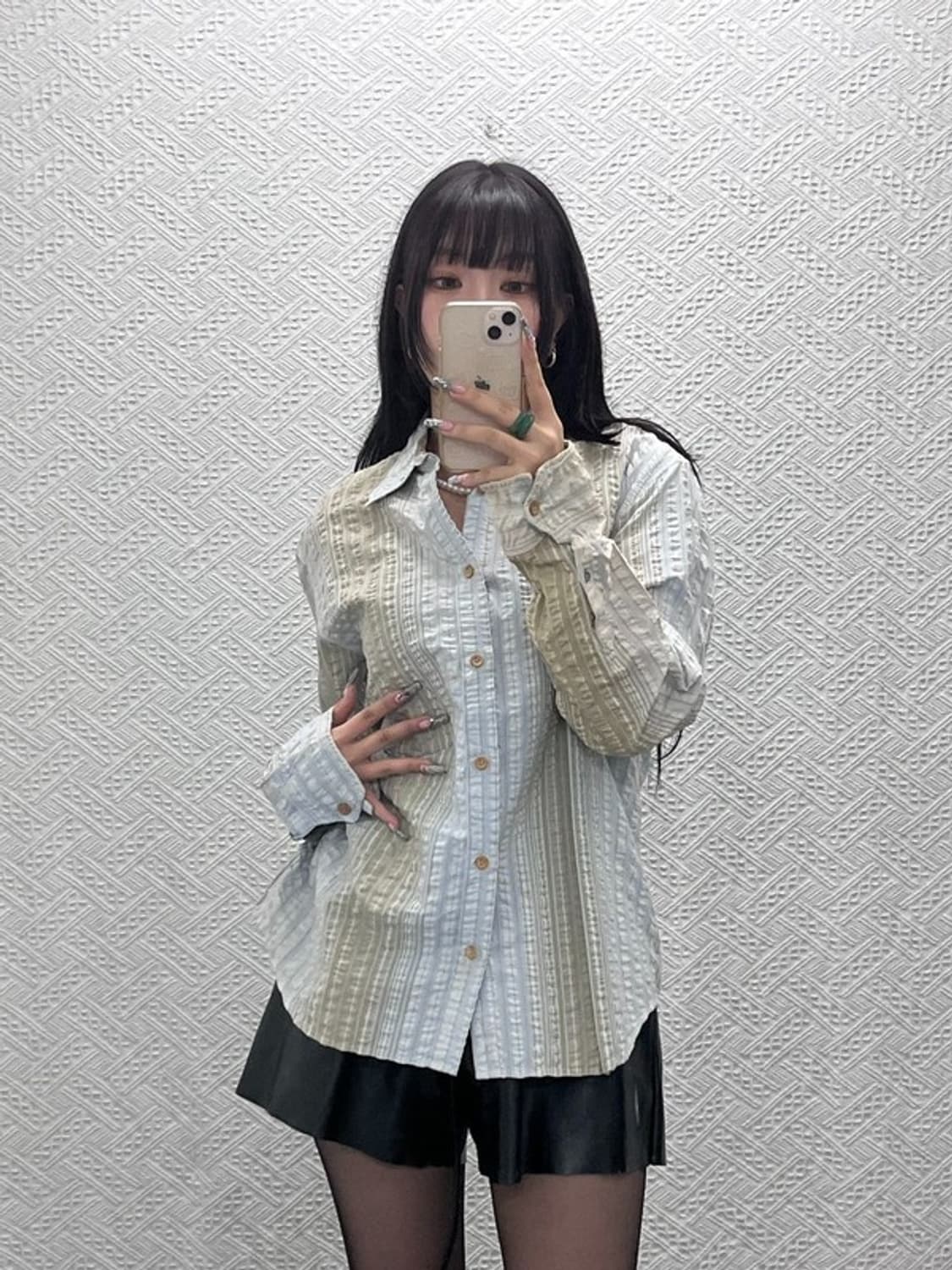 디젤 컨트리 레트로 빈티지 스트라이프 여름 셔츠 L C12650 상품이미지2
