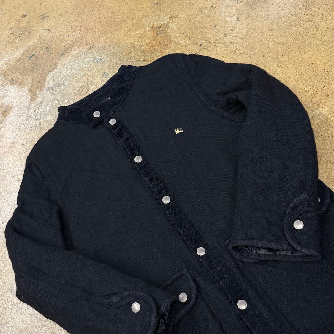 [정품/2] 버버리 블랙 버튼 자켓 b18 상품이미지1