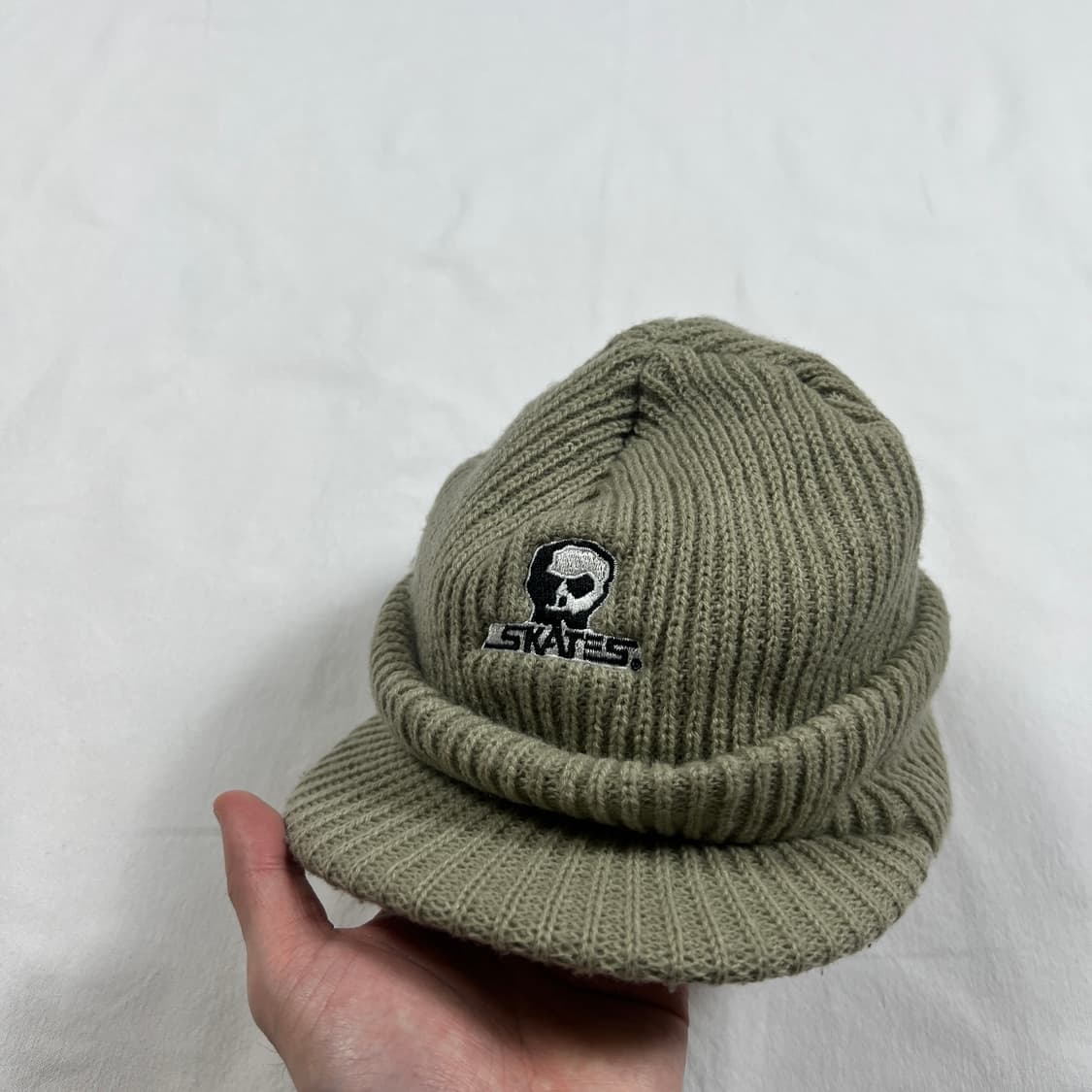 90‘s 스컬스케이트 skull skate 로고 니트 비니 캡 모자 상품이미지3