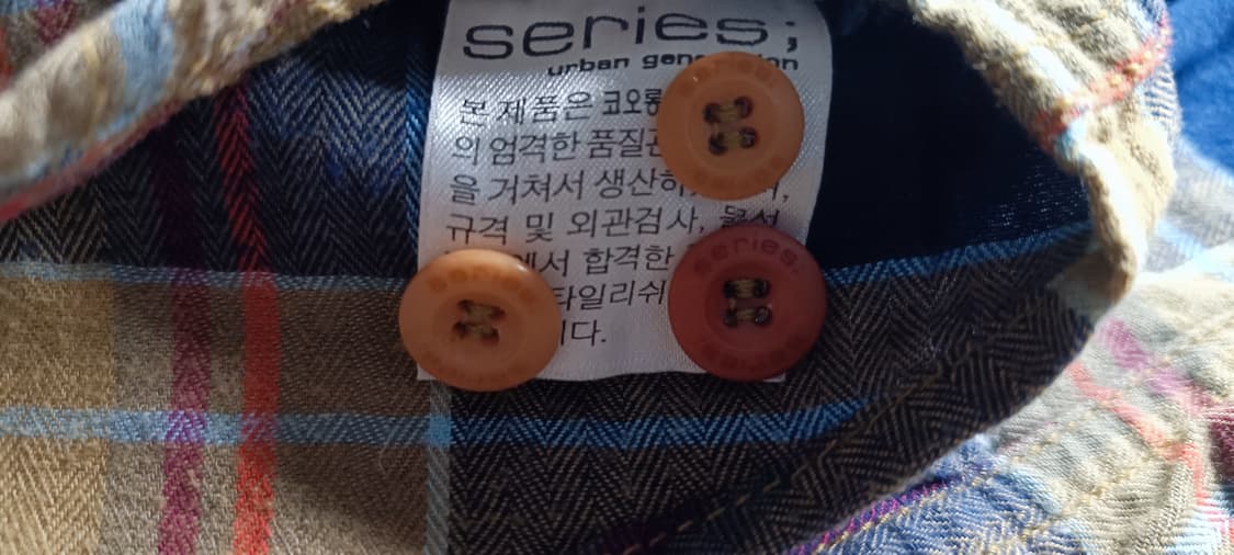 코튼 체크 셔츠 상품이미지6