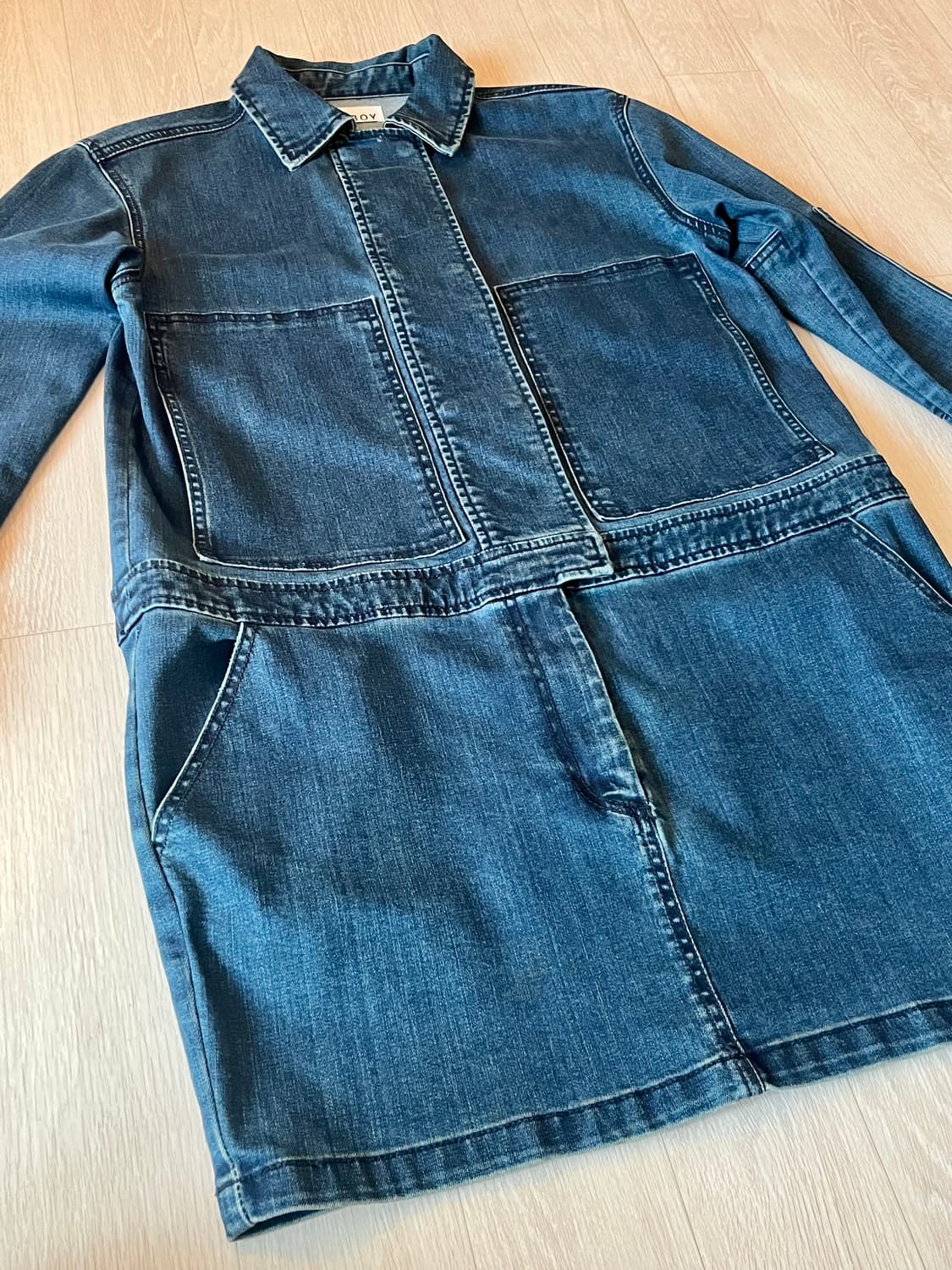 TOMBOY 데님 원피스 (유니크한 워크웨어 감성) 상품이미지6