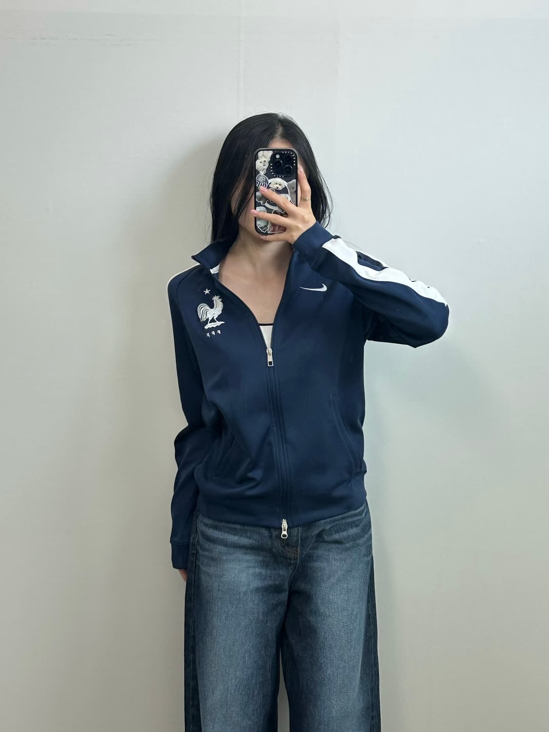 나이키 프랑스 네이비 트랙탑 져지 상품이미지2