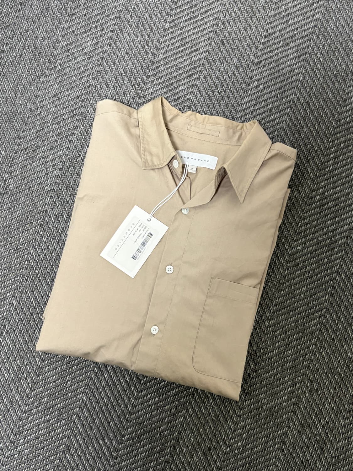 브라운야드 셔츠 2사이즈 상품이미지1