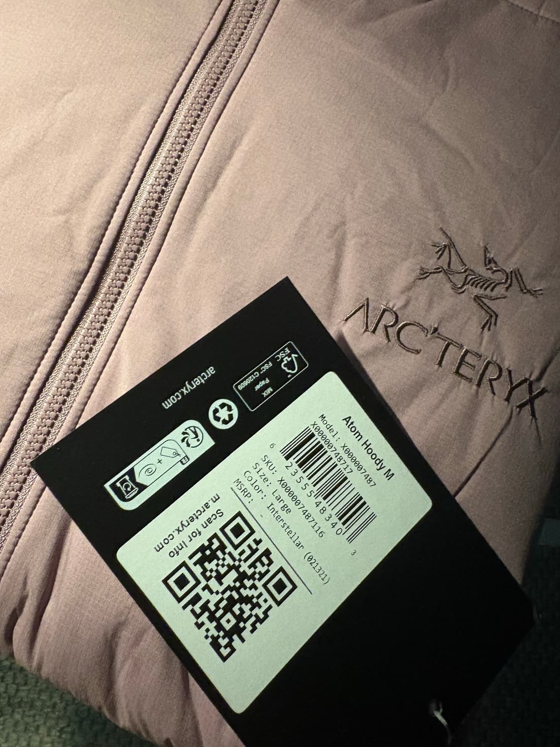 아크테릭스 아톰 후디 인터스텔라 새상품 상품이미지3