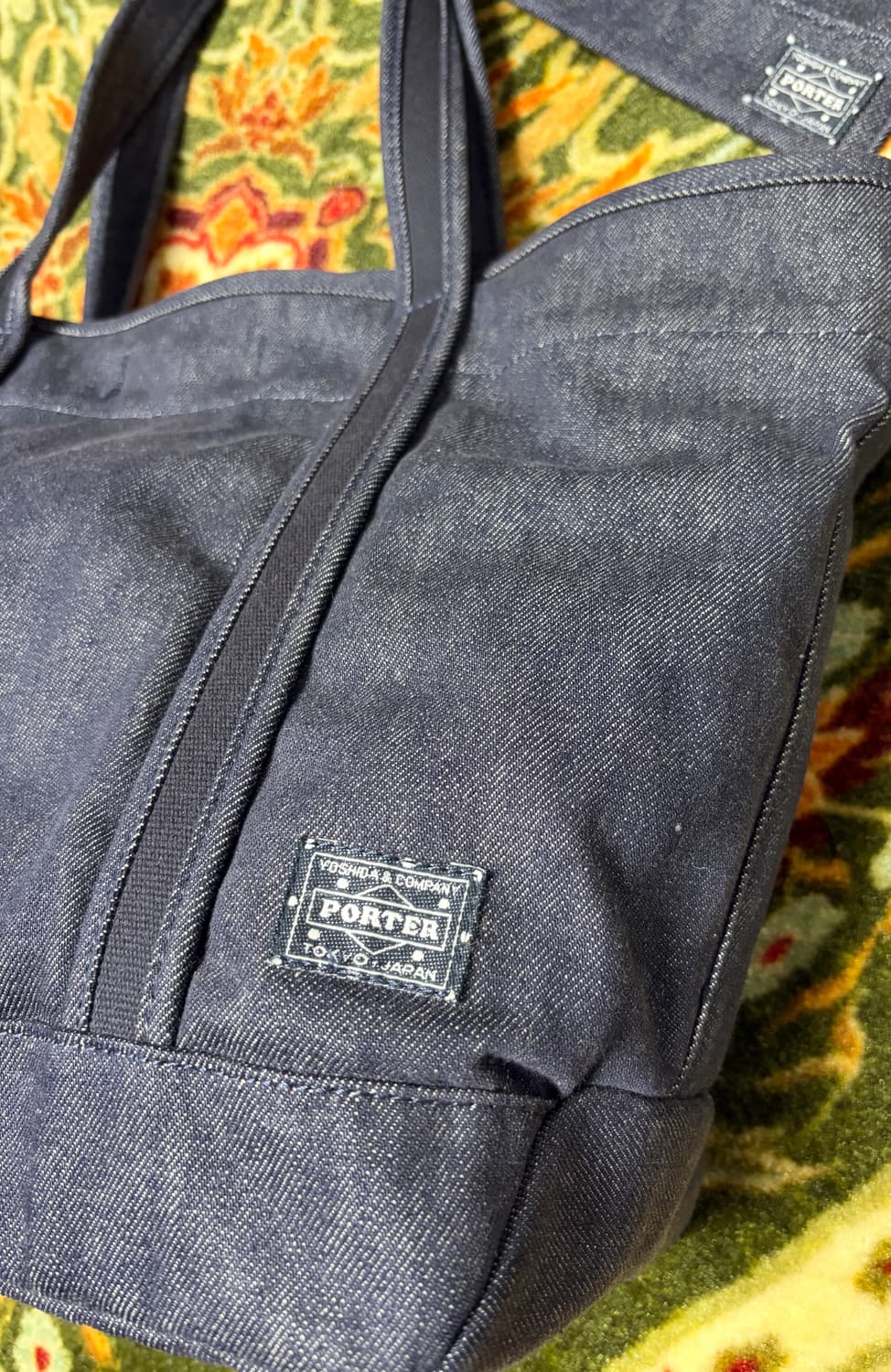 포터 데님 토트백 상품이미지2