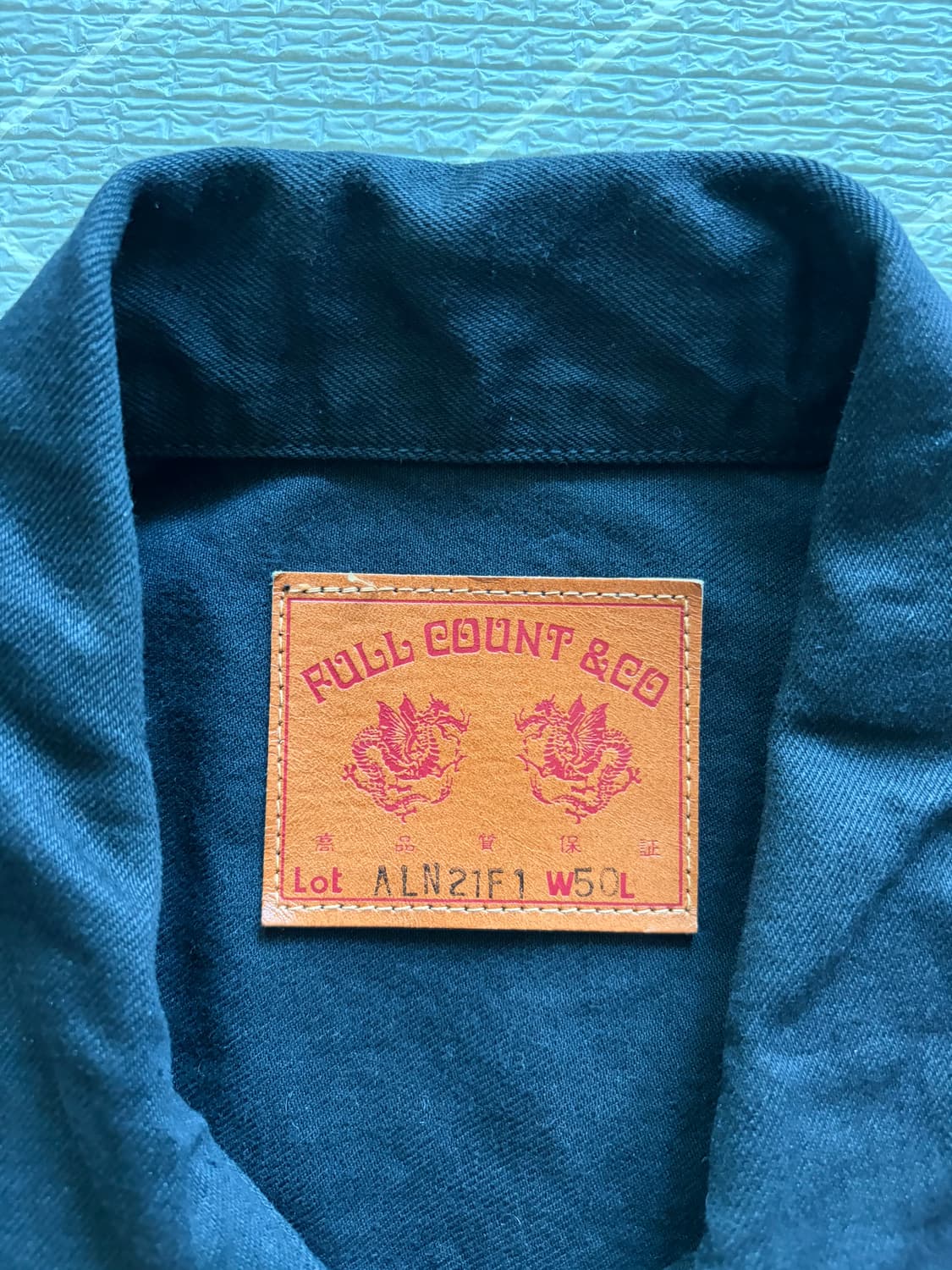 풀카운트 X A Leather 흑청자켓  [50 사이즈] 상품이미지4