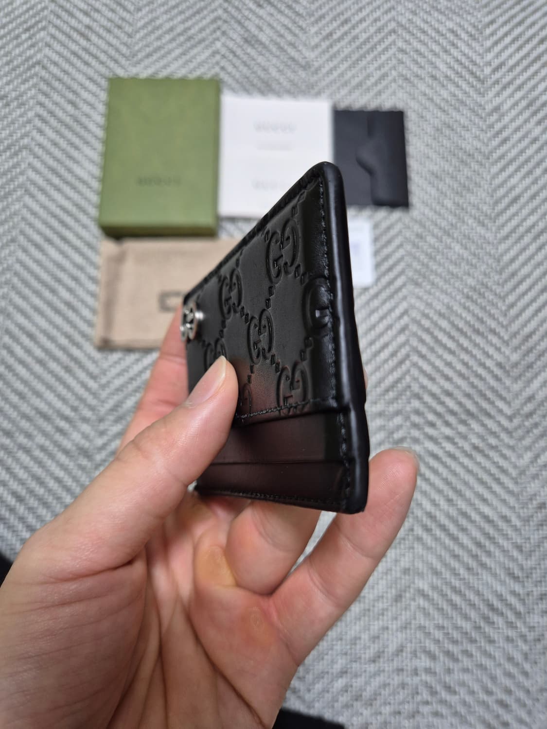 정품 구찌 카드지갑(보증서포함) 상품이미지6