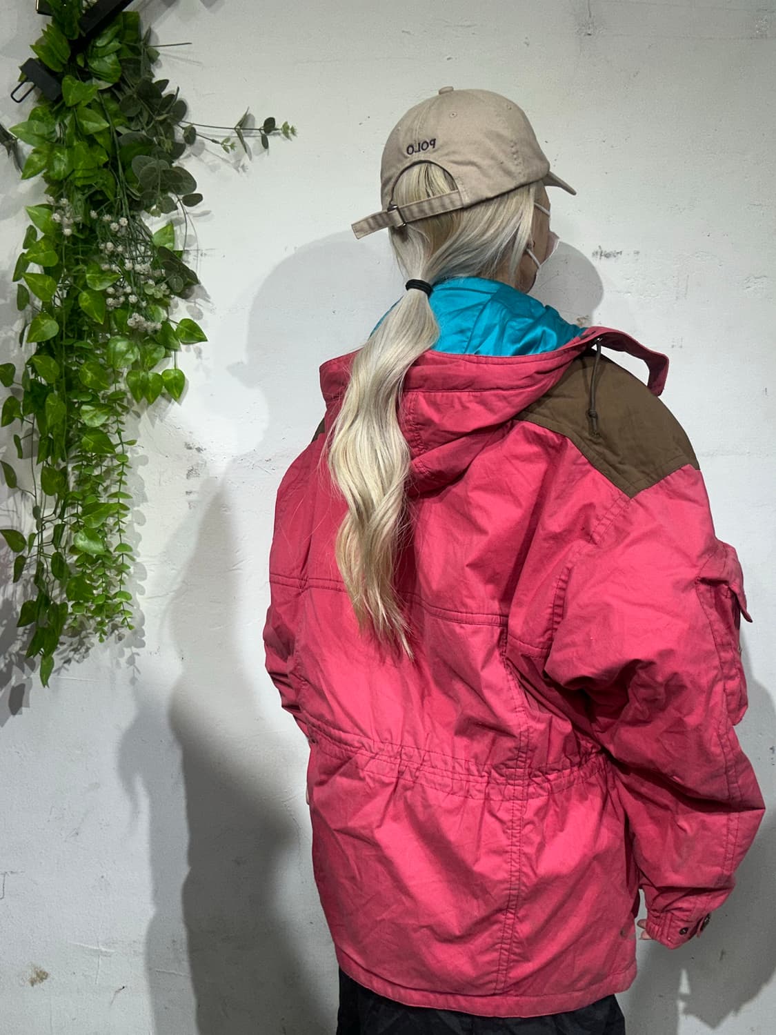 피닉스 핑크 스키 점퍼 오버핏 파카 후드 자켓 상품이미지3