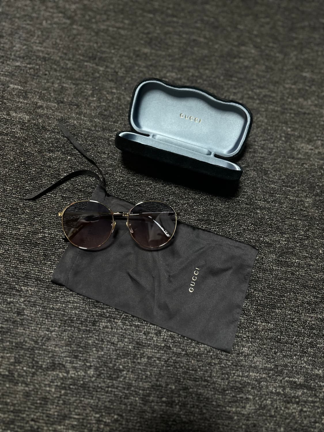 구찌 라운드 메탈 선글라스 (새상품) 상품이미지3