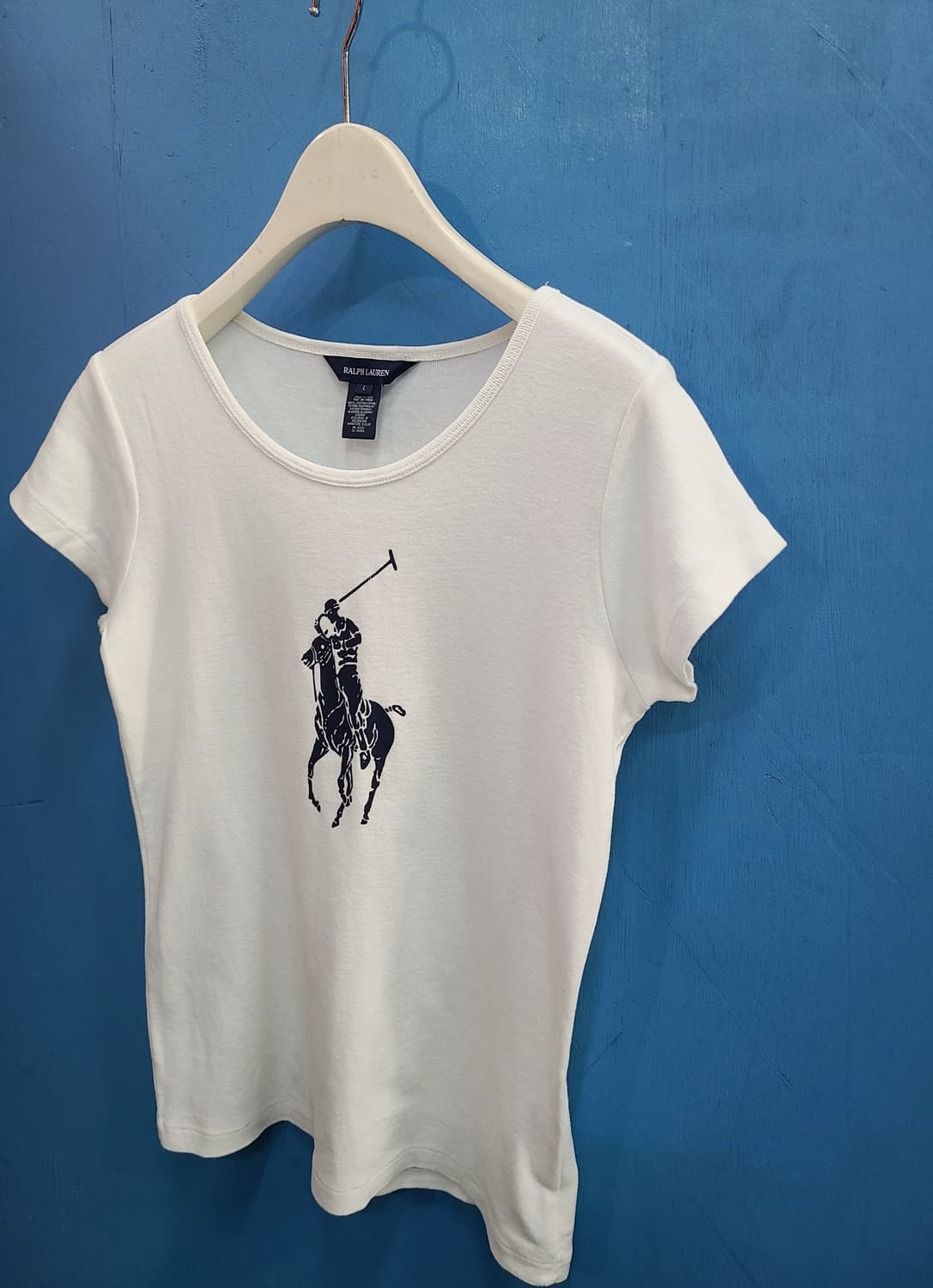 유럽판 빅포니 랄프로렌 슬림핏 반팔면티 상품이미지5