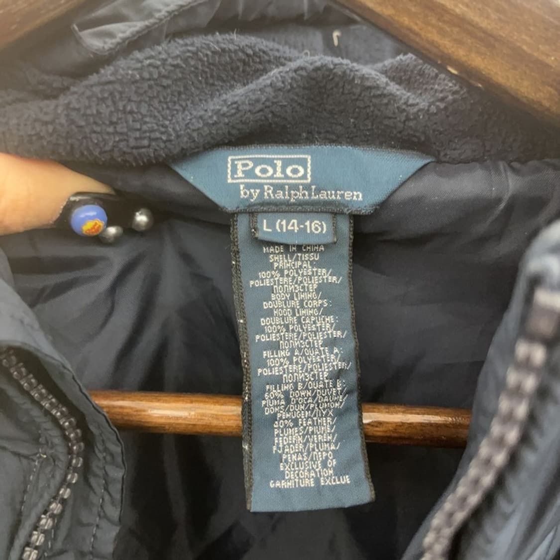 폴로 랄프로렌 모던캐주얼 빅포니 브리튼 푸퍼 패딩 L C08684 상품이미지5