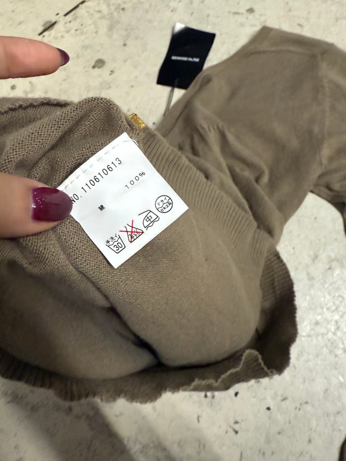 button-up detail cotton knit sleeve 상품이미지9