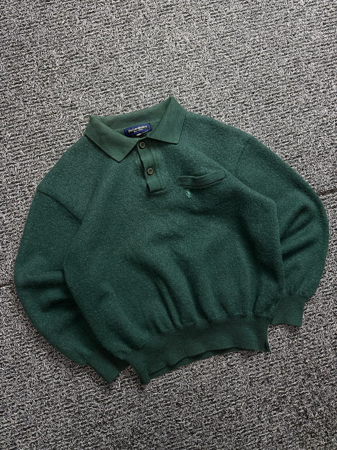 90s YSL 입생로랑 아카이브 카라넥 울 니트 2043 상품이미지1