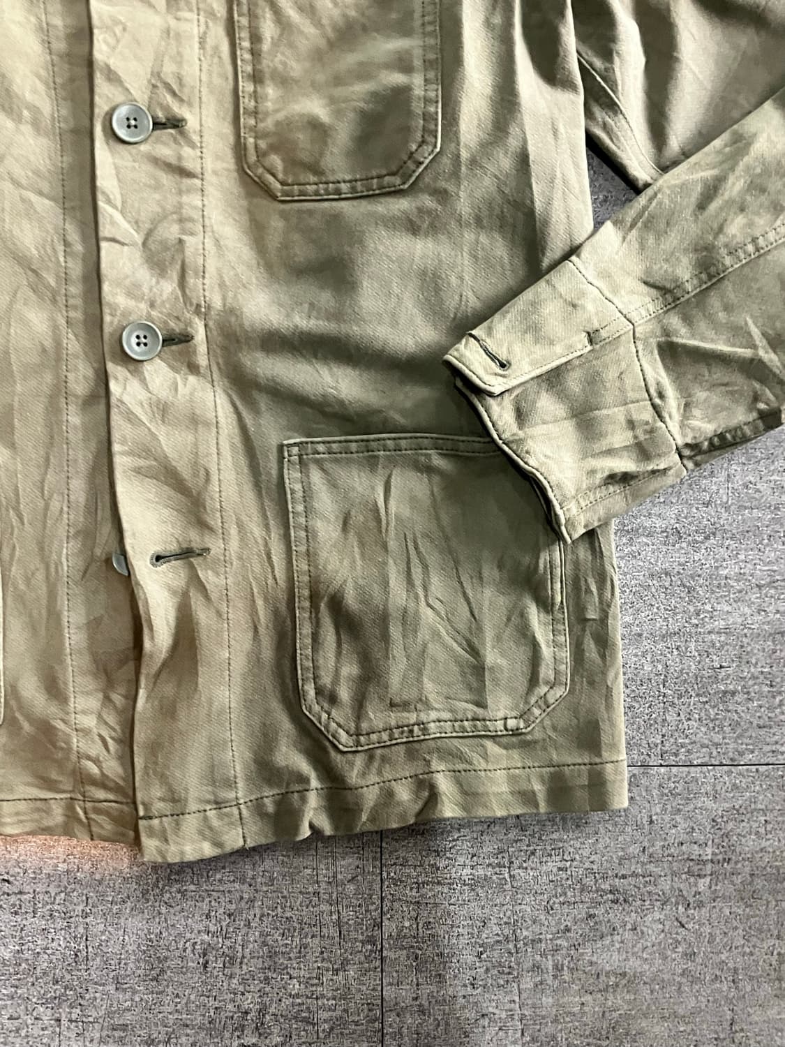 Uniqlo 유니클로 올드스쿨아메카지 사파리버튼 워크자켓 상품이미지2