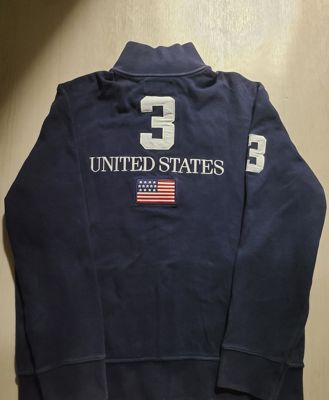 폴로 빅포니 성조기집업 네이비 상품이미지3