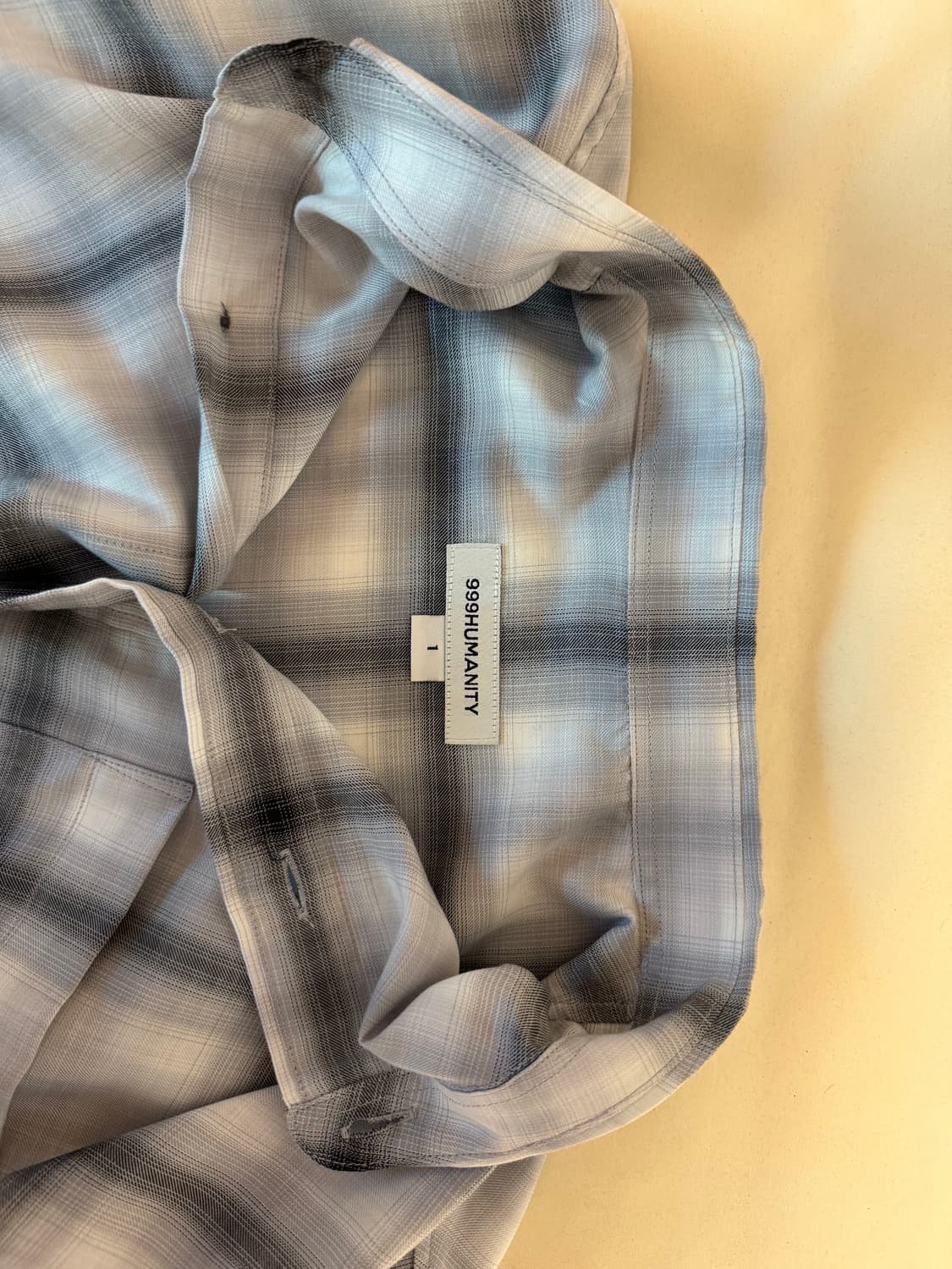 999 휴머니티 EASY CHECK SHIRTS (1사이즈) 상품이미지3