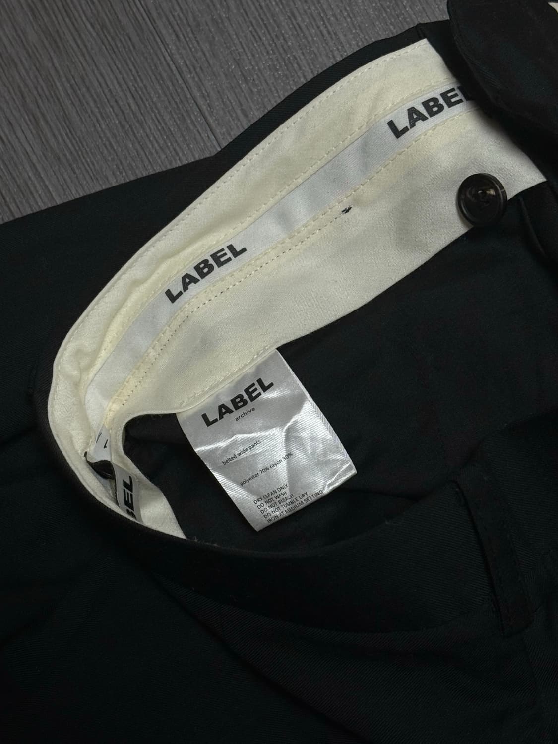 LABEL ARCHIVE 라벨 아카이브 와이드 팬츠 상품이미지2