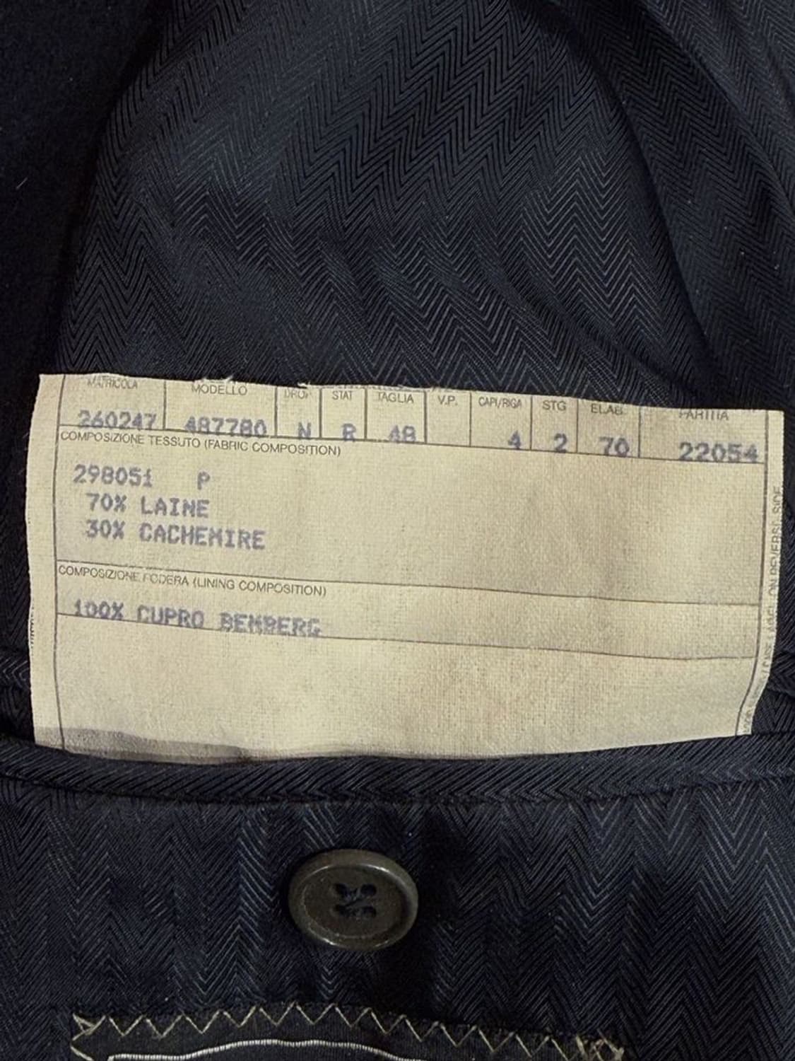 제냐 울/캐시미어 코트 상품이미지8