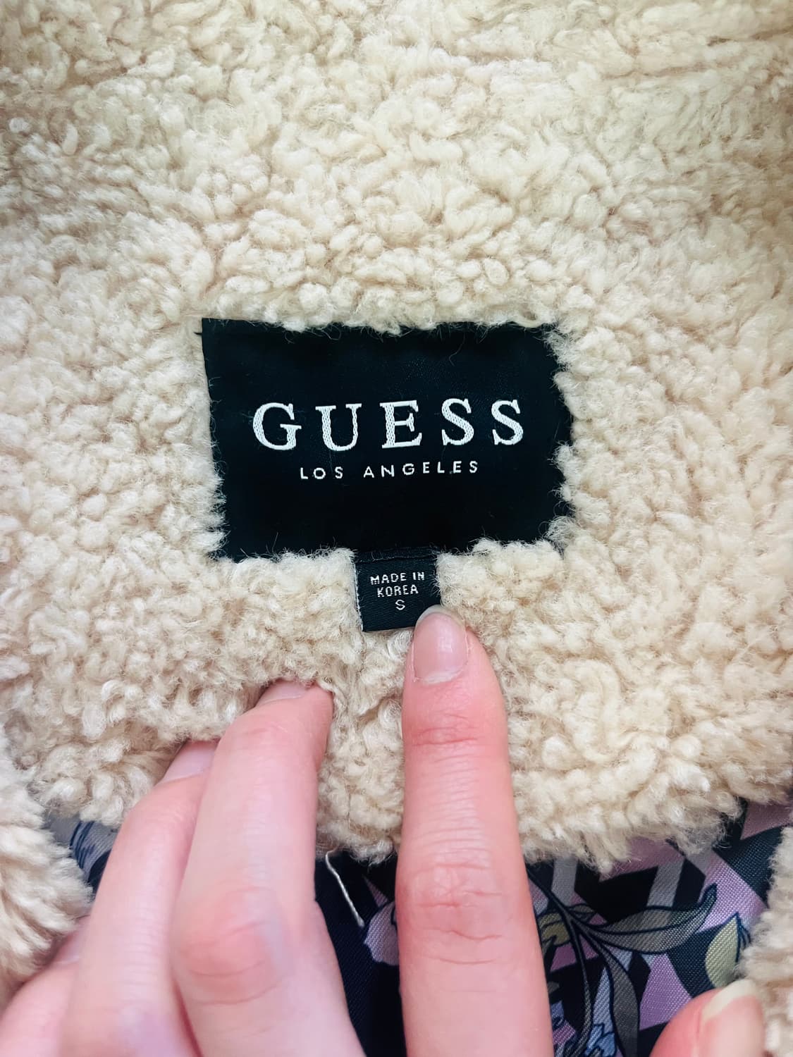 Guess테디베어 코트 상품이미지3